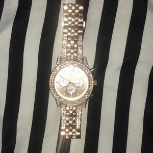 A gold watch